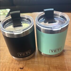 YETI Rambler 10oz Lowball Tumblers with Leakproof Lid